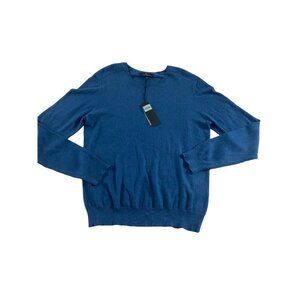 NWT Marc Anthony Blue Cashmere Blend Sweater - Large